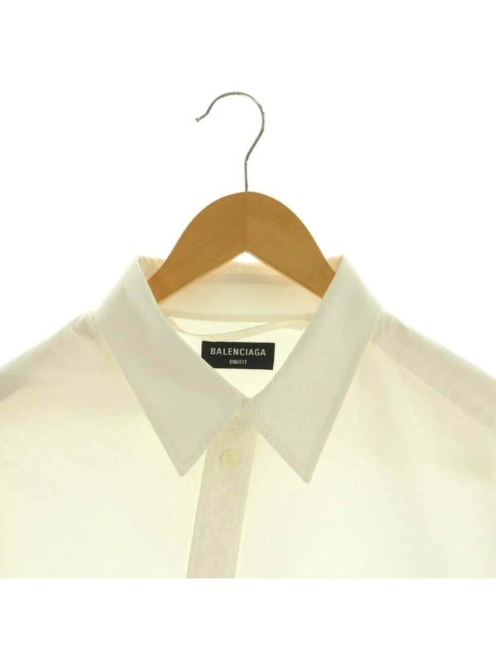 Balenciaga Unifit Overshirt Long Sleeve M White - Picture 3 of 7